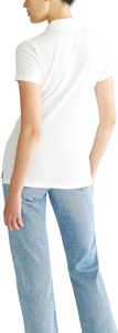<b>Women's</b> white Short Sleeve for Shirt Solid Color Breathable <b>Compressed</b> Jersey Quick Dry Knitted Casual Sport <b>Top</b> - Product Image 5
