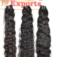 Cheveux naturels non traités chimiquement, meilleure qualité, couleur noire vierge, lots économiques, extensions de cheveux humains ondulés naturels de type Temple