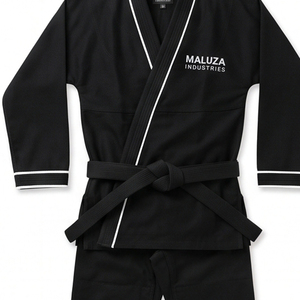 Kimono de BJJ de Marca Personalizada MALUZA INDUSTRIES, Antimicrobiano, 100% Algodón, Tejido Perlado, Uniforme de Artes Marciales, Precio Directo de Fábrica - Product Image 3