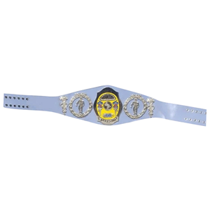 เข็มขัดแชมป์มวยปล้ำแบบมีสายรัดสีน้ำเงิน คุณภาพสูง พร้อมปรับแต่งได้สำหรับนักสะสม - Product Image 6