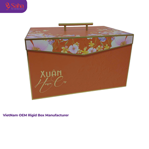 กล่องของขวัญป๊อปอัพ 3 มิติสุดหรู พร้อมหูหิ้ว กล่องบรรจุภัณฑ์กระดาษแข็งแบบกำหนดเอง สำหรับชาชงรังนกและขนมไหว้พระจันทร์ - Product Image 6