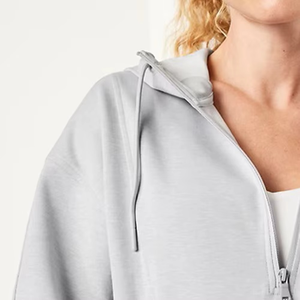 Private Label Custom OEM ODM Women's Fitness Jogger Tracksuit Two Piece Casual Outfit Ladies Loose Fit Wholesale Bulk Supplier - Product Image 4