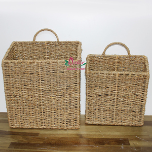 Revistero decorativo Artex Dong Thap Factory, soporte de almacenamiento de algas marinas tejidas a mano para sala de estar - Product Image 3