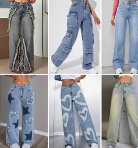 Pantalones Vaqueros de Mezclilla para Mujer, Corte Recto, Lavado Claro, Casuales de Primavera, Ecológicos y Transpirables - Product Image 3