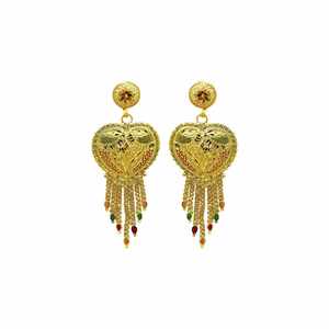 Wholesale 14K 18K 24K Micron Gold Plated Dubai Style Heavy <b>Bridal</b> Long Jewelry Set Traditional Jewelry Set Brass Fashion Jewelry - Product Image 5