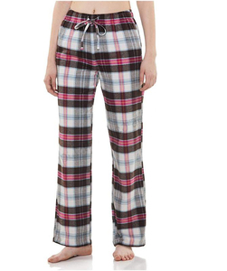 Blue Plaid <b>Men</b> Flannel Pants Classic <b>Pajama</b> Pants Cotton Nightwear Comfort Fit Relaxed Lounge Wear Sleepwear Trouser - Product Image 1