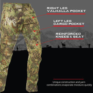 Pantalon cargo camouflage pour homme, coupe droite, plusieurs poches, respirant, taille haute, style vêtements de travail, pour l'été et les activités de plein air - Product Image 5