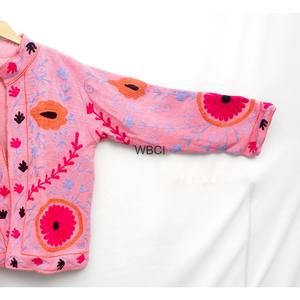 เสื้อแจ็คเก็ตผ้าฝ้าย TNT SUZANI ปักลายดอกไม้สำหรับผู้หญิง ซับในผ้าฝ้ายระบายอากาศได้ดี สวมใส่สบายในฤดูหนาว - Product Image 2