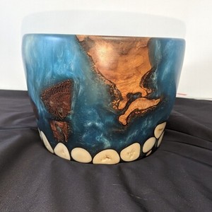 Moderna y Lujosa Tazón Artesanal de Resina Epoxi, Tazón Decorativo y para Servir Hecho a Mano de Primera Calidad para Centros de Mesa, Exhibición de Frutas - Product Image 5