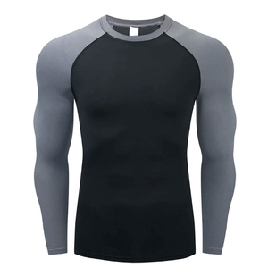 OEM Sublimation Rash Guard Full Sleeve Custom Logo Compression Gym Shirt Quick Dry Lightweight BJJ <b>Grappling</b> Wear Rash Guard - Product Image 1