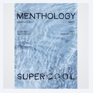 แผ่นมาส์กหน้าเกาหลี K-Beauty Mentology Super Cool Sheet Mask แพ็ค 5 ชิ้น ผลิตในเกาหลี 125 มล. - Product Image 3