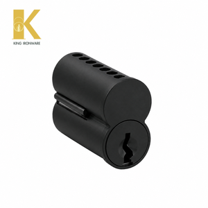 Cilindro de Cerradura de Latón con Inspección Completa de Fábrica, Negro Mate, 7 Pines, Ranura en D, SFIC, para Seguridad de Puertas Residenciales - Product Image 4