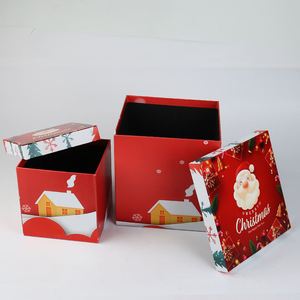 Juego de Cajas de Regalo de Navidad Biodegradables y Ecológicas Personalizadas, Caja con Tapa de Papel Especial, Laminación Mate, Tamaño Libre, Caja Rígida Personalizada - Product Image 5