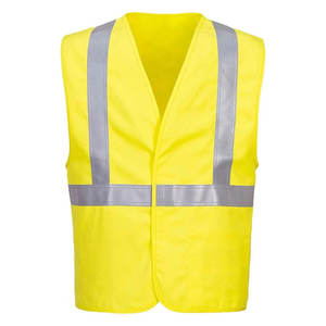 Hi Vis Construction Outer Work Wear Vest for Traffic Road Safety & Workplace Security Safety Vest - Product Image 3