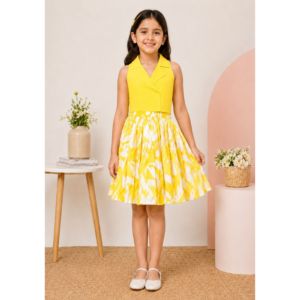 Women's Yellow & <b>White</b> Sleeveless Solid Cotton Top with Skirt XS <b>2</b>-<b>Piece</b> Shorts <b>Set</b> Min. Order <b>2</b> <b>Pieces</b> - Product Image 5