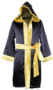 Nouvelle conception, robe de boxe en satin respirant de haute qualité, écologique, avec capuche et ensemble de mannequins pour adultes, entraînement de MMA et de kick-boxing - Product Image 3