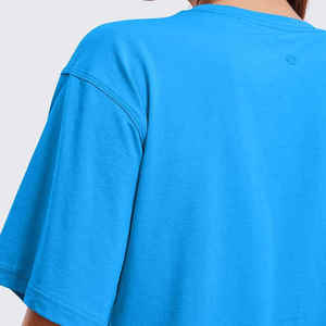 <b>Highly</b> Manufactured Women Cropped T-Shirt Casual Wear Breathable Short Sleeve 100% Cotton Crop <b>Top</b> T Shirts For Women - Product Image 3