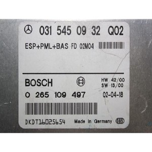 ECU และโมดูลคอมพิวเตอร์มือสองสำหรับรถยนต์ S-class รุ่น 0315450932 - Product Image 2
