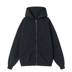 Sudadera con capucha bordada al por mayor para hombre, sudadera con capucha bordada, venta directa de fábrica - Product Image 4