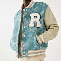 Chaquetas Varsity de Cuero Personalizadas con su Logotipo, Chaquetas de Invierno de Alta Calidad, Ecológicas, Transpirables, Ropa Urbana, Estilo Universitario