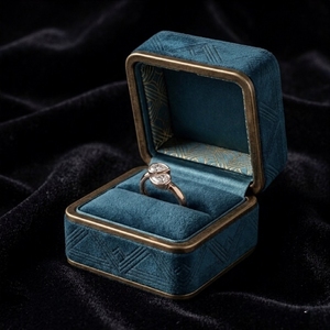 Anillo de compromiso Toi et Moi de oro rosa de 14 quilates con diamante talla pera para mujer, engaste de bisel, joyería fina romántica - Product Image 5