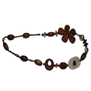 Collier personnalisé en verre naturel avec pendentif en pierre de Quartz pour fêtes de mariage - Product Image 4
