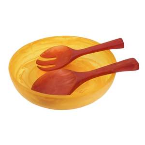 Juego de Servidores de Ensalada Artísticos y Duraderos, 100% Resina, con Cuchara para Helado, Diseño de Ángel, Pintados a Mano, para Uso en el Hogar y Hoteles - Product Image 6