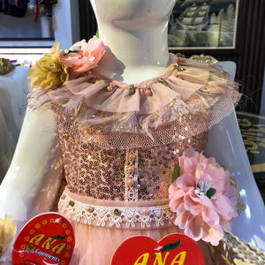 ชุดเดรสเด็กผู้หญิงผ้าขนสัตว์สำหรับงานปาร์ตี้ฤดูใบไม้ผลิ ดีไซน์เจ้าหญิง พร้อมที่คาดผมดีไซน์แฟนซี - สินค้าใหม่สุดเก๋ - Product Image 3