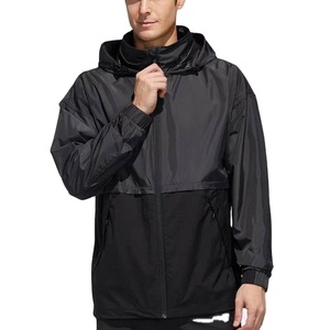 Customized High Quality <b>Waterproof</b> Windbreak Canvas Zipper <b>Thin</b> Lightweight Outdoor Sport <b>Jacket</b> for Men Casual Wear - Product Image 2