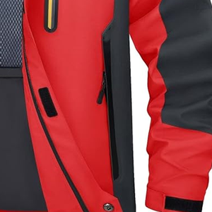 เสื้อแจ็คเก็ตฮาร์ดเชลล์พิมพ์ลาย มีหลายกระเป๋า ปรับชายเสื้อได้ กันลม กันน้ำ ระบายอากาศได้ดี ซิปยาวเต็มตัว เหมาะสำหรับทุกเพศทุกวัย ไซส์พลัส - Product Image 3