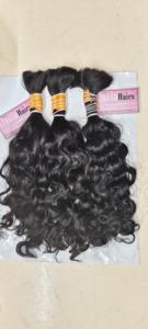 Extensiones de Cabello Humano Remy Indio Ondulado Suave de Una Sola Capa, Mechones de Rizos Apretados, 100% Permanentes - Product Image 5