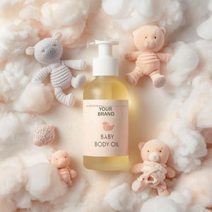 Aceite Corporal para Bebés de Marca Privada, Aceite de Masaje Natural Hidratante para Piel Sensible de Recién Nacidos, OEM ODM - Product Image 4