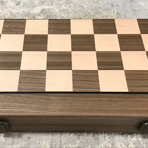 ILAHI's Eco-Friendly Rustic Polished Rectangle <b>Chess</b> <b>Board</b> Game 100% Handmade Pure Wood Animal/Love Style Customized Size <b>Chess</b> - Product Image 1