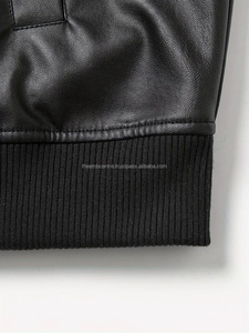 Veste de mode en cuir de coupe régulière pour hommes de haute qualité conception supérieure dernière vente veste de mode pour hommes - Product Image 2