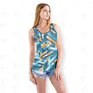 Camisetas de Gimnasio y Yoga con Diseño Personalizado, Impresión Transpirable, Ecológicas, de Poliéster/Algodón, Cuello Redondo, Corte Musculoso para Hombre - Product Image 2