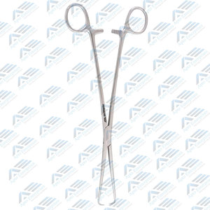 Schroeder Uterine Tenaculum Forceps Non-Sterile Surgical Stainless Steel Gynecology Instrument with Overlapping Jaws - Product Image 2