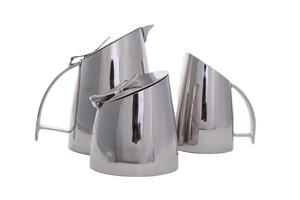 Juego de té y café de latón para el hogar, utensilios de cocina decorativos para hotel, color plata, diseño moderno, juego de té y café de latón - Product Image 2