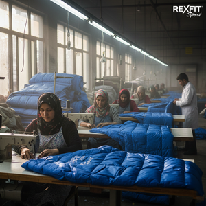 Chaqueta Deportiva Acolchada Personalizada RexFit, Rellena de Plumón, para Hombre y Mujer, con Logotipo Bordado, OEM, ODM - Product Image 6