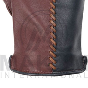 Gants en cuir personnalisés pour hommes et femmes, vente en gros, pour la mode, l'hiver, bleus, fabricant, gants pour la vie quotidienne - Product Image 4