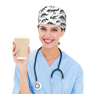 Eco-Friendly Breathable Cotton Surgical Caps Scrub Hats Unisex Quick Dry Custom Logo for Hospitals Pet Hospitals Dentist <b>Nurses</b> - Product Image 6