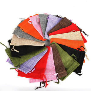 Sac à pain en jute imprimé sur mesure avec cordon de serrage, sac de rangement pour pain de qualité alimentaire - Product Image 5