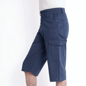 Hot Selling 100% Cotton Summer Multi Pockets Short Pants Casual 6 Pocket Cargo Shorts for Men Cargo Shorts - Product Image 3