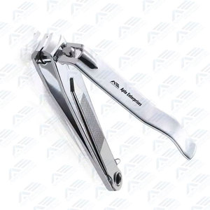 Cortauñas de Acero Inoxidable, Cortador de Cutículas, Juego de Cortauñas Plegables Compactos y Portátiles de 8 cm para Mujer, Ligeros - Product Image 3