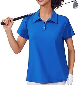 Best Quality Custom Logo <b>White</b> Color <b>Short</b> <b>Sleeve</b> <b>Women</b> Golf Polo T-<b>shirt</b> Cotton High Quality Material Custom Sizes & Colors - Product Image 3