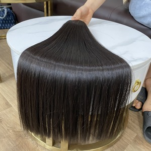 Gran oferta de cabello humano Remy recto de hueso vietnamita, trama suave sedosa, sin desprendimiento, listo para enviar - Product Image 5