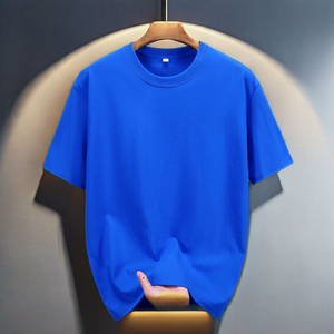 <b>Men's</b> T-<b>Shirt</b> Cotton/Bamboo Fiber 260gsm Fabric Short Sleeves Sporty Yarn Dyed Multiple <b>Colours</b> Front Logo - Product Image 3