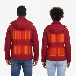 Veste chauffante Midian, veste thermique chauffante à batterie, veste chauffante pour femmes, vêtements d'hiver, veste à capuche chaude et écologique - Product Image 6