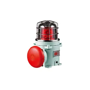 2024 New Explosion Proof Warning Light With Bell High Efficiency LED Flashing Rotating Strobe KIMM Certificate