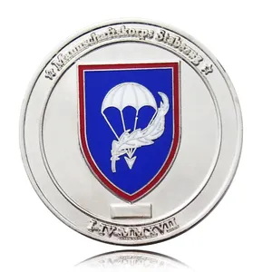 Moneda de recuerdo de esmalte duro estampado de cobre - Product Image 1