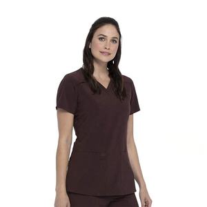 Ensembles de blouses d'été unisexes en polyester tissé, avec logo imprimé numérique, prix abordable, faible MOQ, détection des défauts par aiguille, fusion sans couture, pour hôpital - Product Image 1